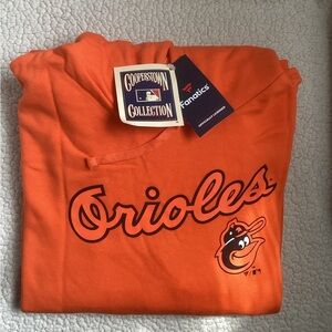 Baltimore Orioles Cooperstown Collection Fanatics Orange Hoodie, 2XL